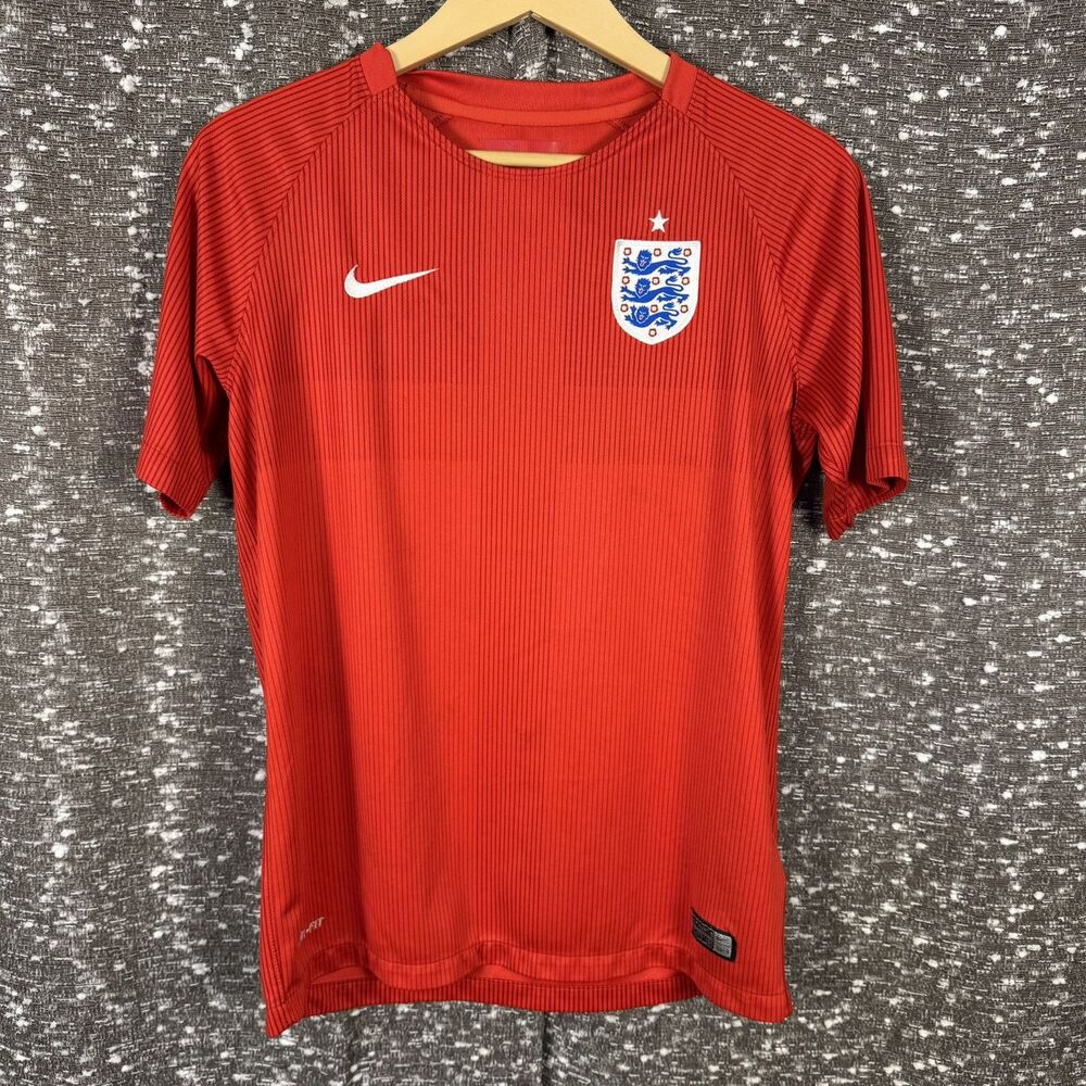 England‎ Football Away Shirt/Jersey 13-15 YRS XL 2014 Nike World Cup Red
